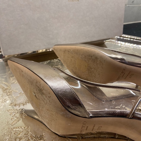 Fabulous Jimmy Choo Slingback Pumps Formal Dressy Heels - Picture 6 of 7